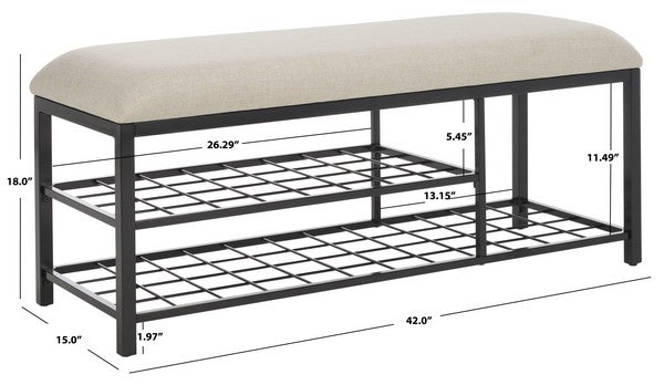 MILLI GAN OPEN SHELF BANK W/KISSEN