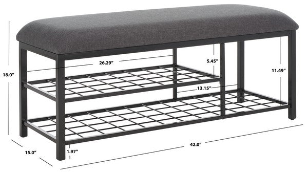 MILLI GAN OPEN SHELF BANK W/KISSEN