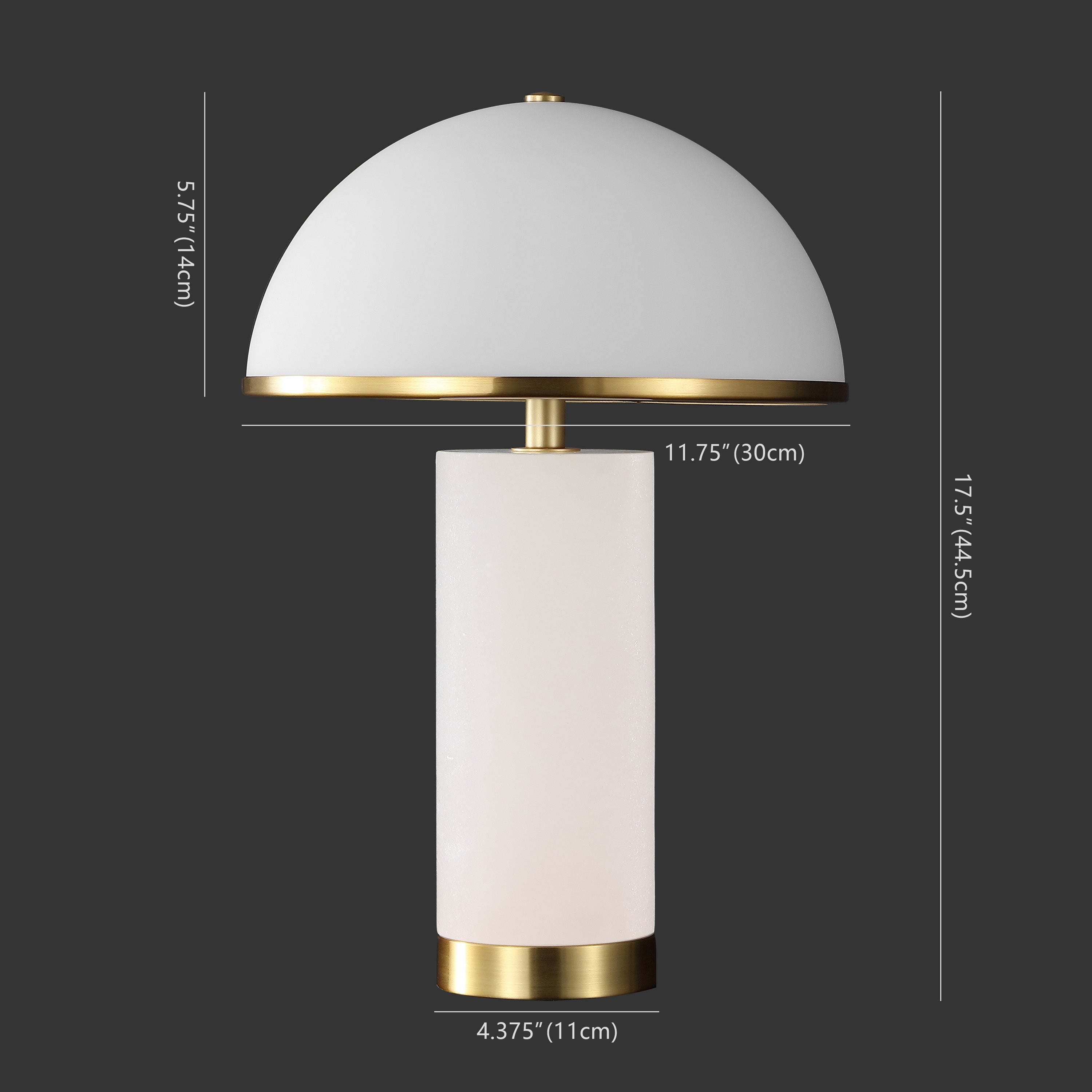 IZABLE ALABASTER-TISCH LAMPE