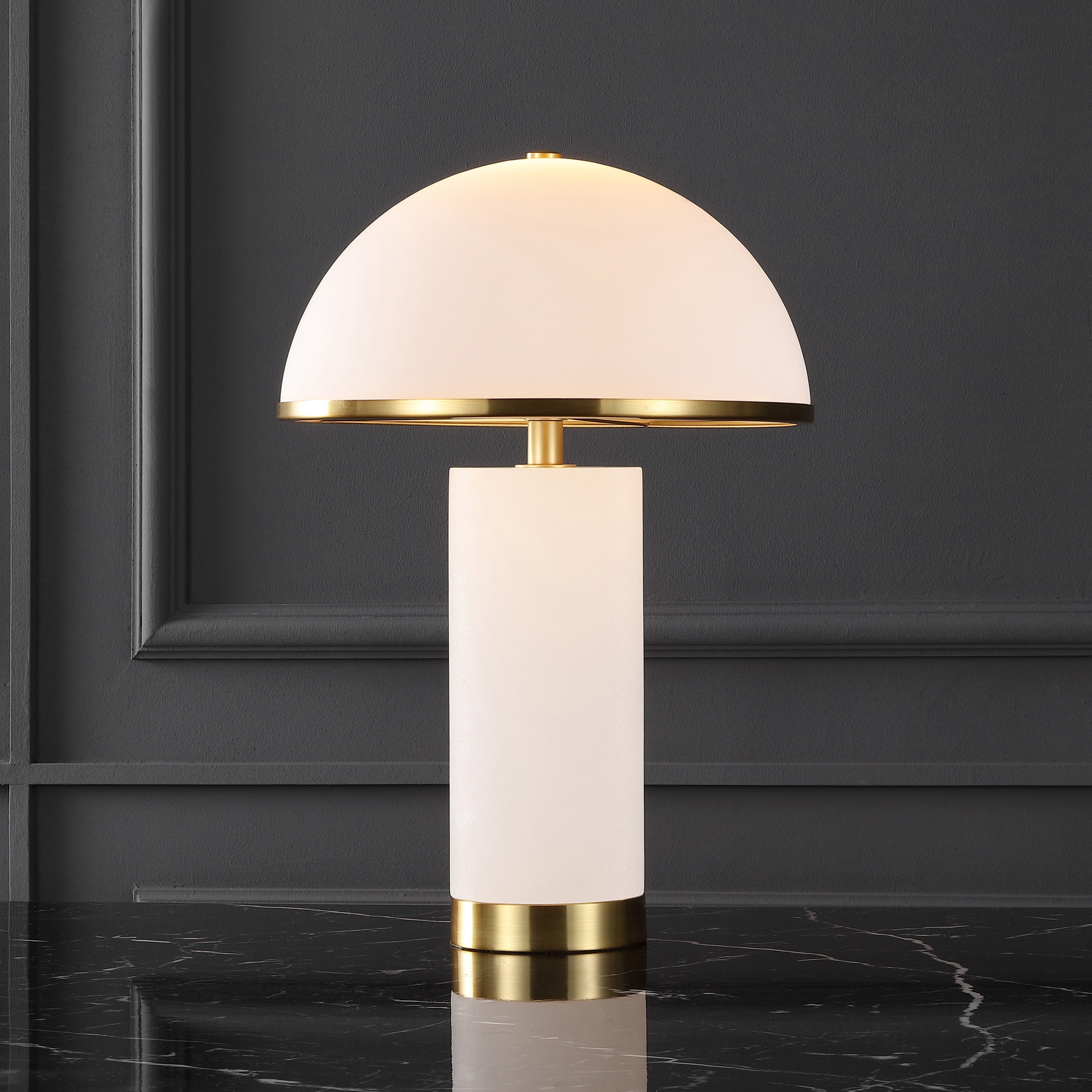 IZABLE ALABASTER-TISCH LAMPE