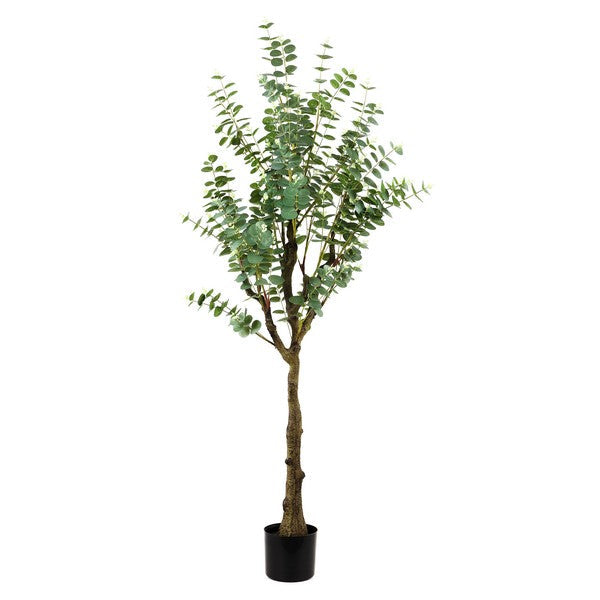 FAUX EUCALYPTUS 60" POTTED TREE