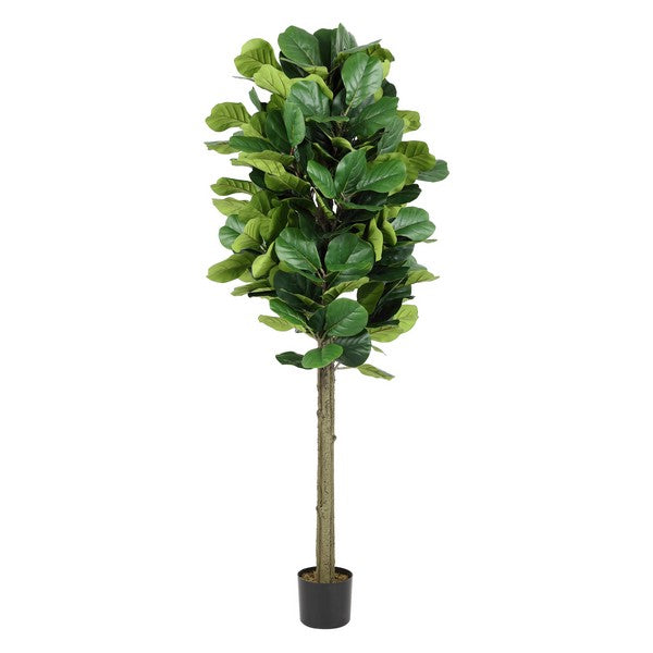 FAUX FIDDLE LEAF FIG 72" POTTED TREE