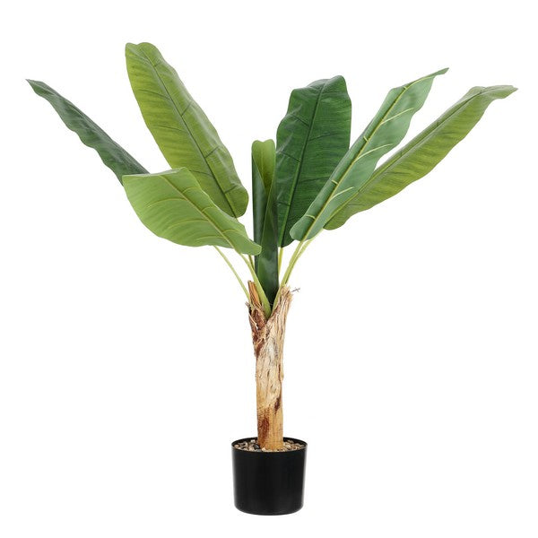 FAUX BANANA LEAF 40 "POTTED BAUM