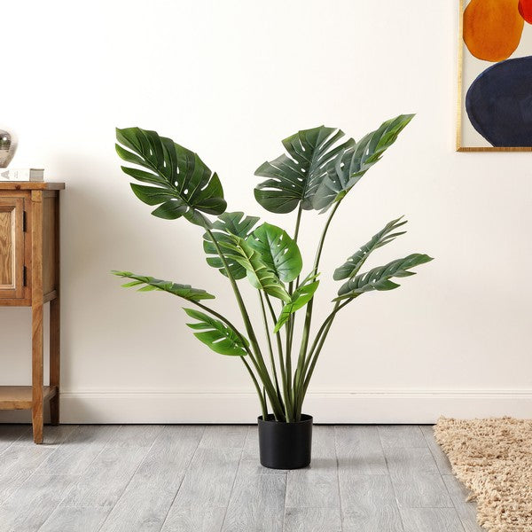 FAUX MONSTERA 43 "POTTED BAUM