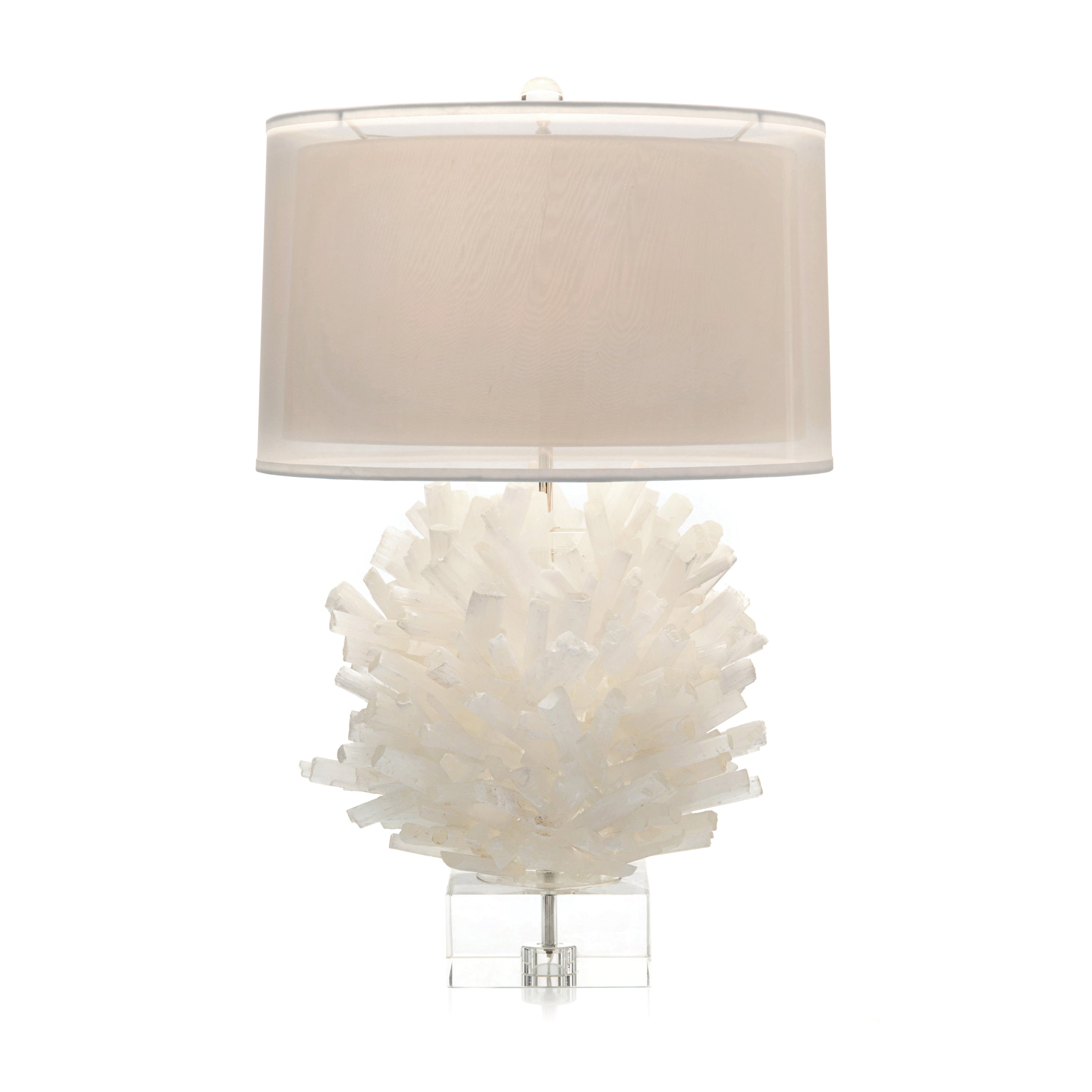 Selenite Tisch lampe I