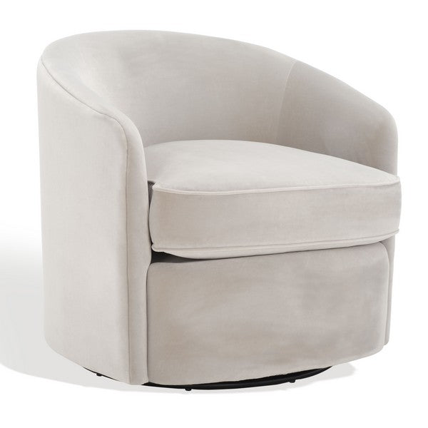 LESLEY SWIVEL BARREL CHAIR