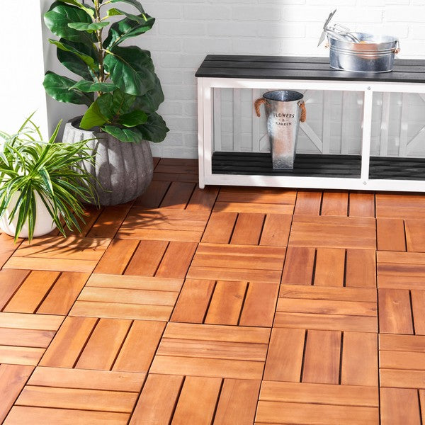 MANILA WOODEN FLOOR TILE- 3 SLATS-ACACIA