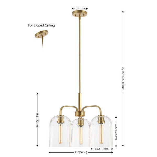 ROMEYN 3 LIGHT PENDANT