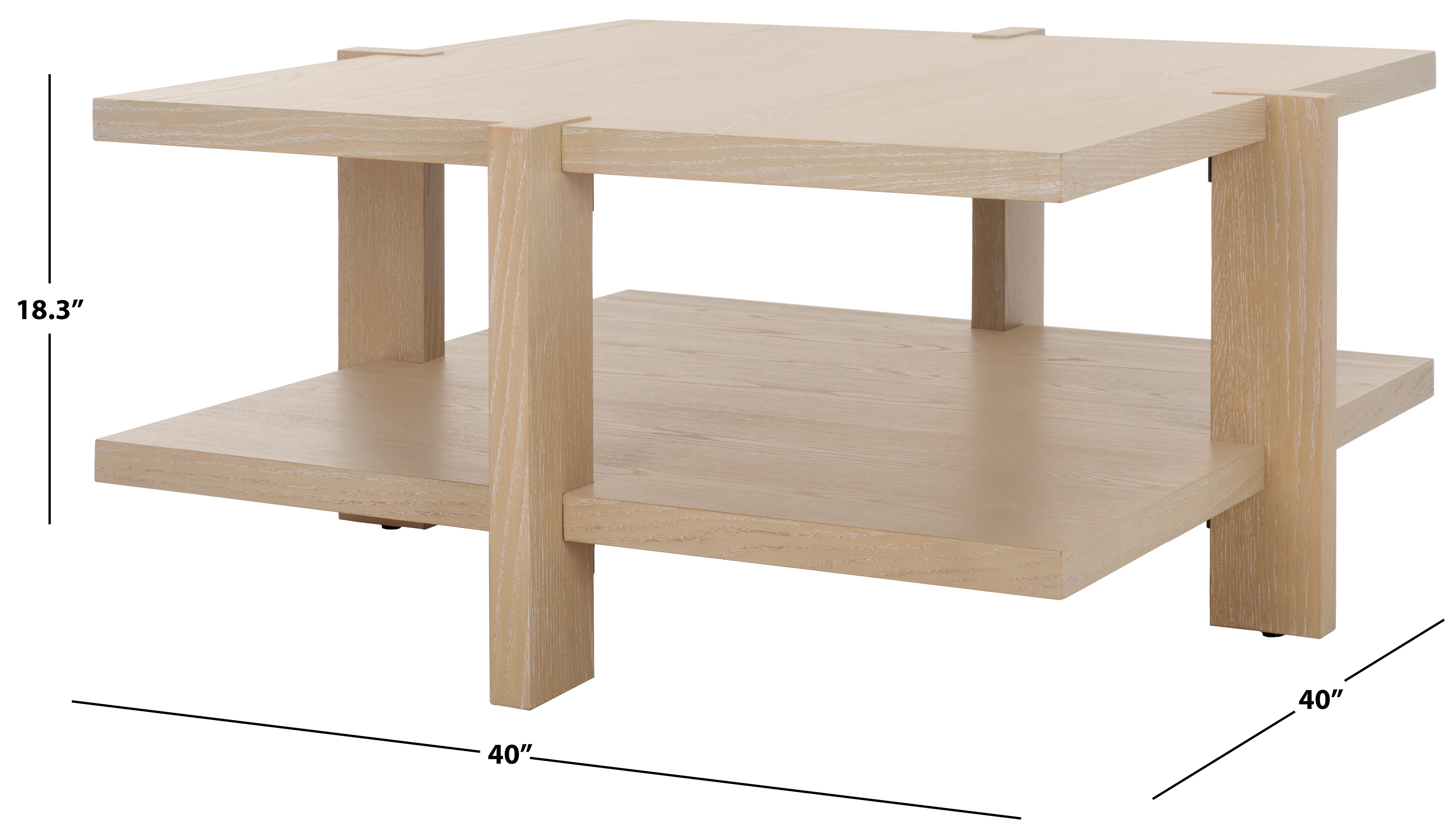 QUADRATISCHER COUCHTISCH AUS HOLZ „QUIGLEY“