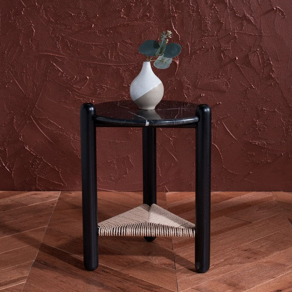 MACIANNA WOVEN SHELF ACCENT TABLE