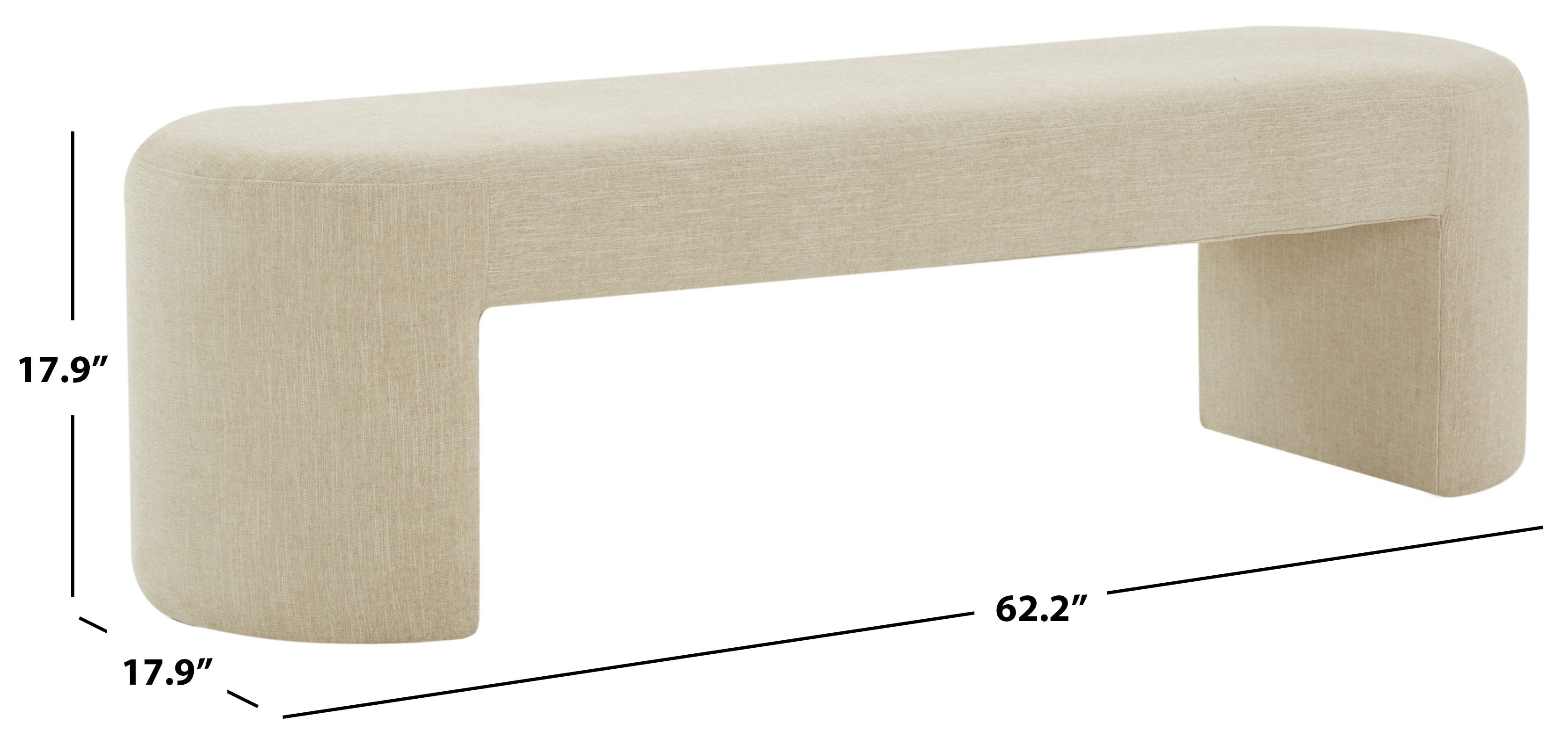 DALLYCE UPHOLSTERED BENCH