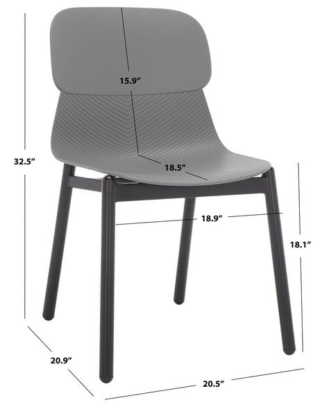 ABBIE MOLDED PLASTIC ESSEL STUHL