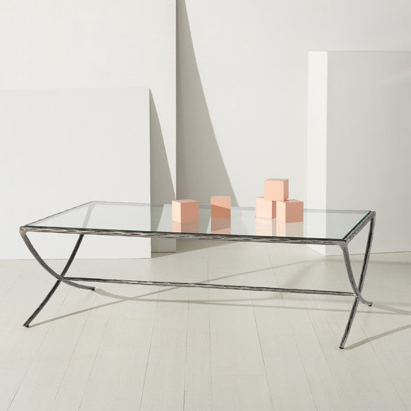 DEBBIE RECTANGLE METAL COFFEE TABLE