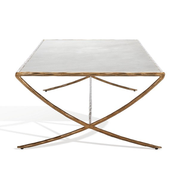 DEBBIE RECTANGLE METAL COFFEE TABLE