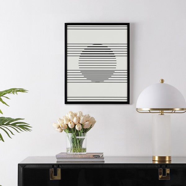 MEASURED GAZE FRAMED WALL ART