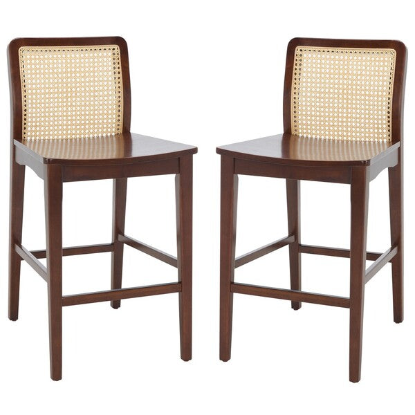 BENICIO RATTAN COUNTER STOOL - SET VON 2