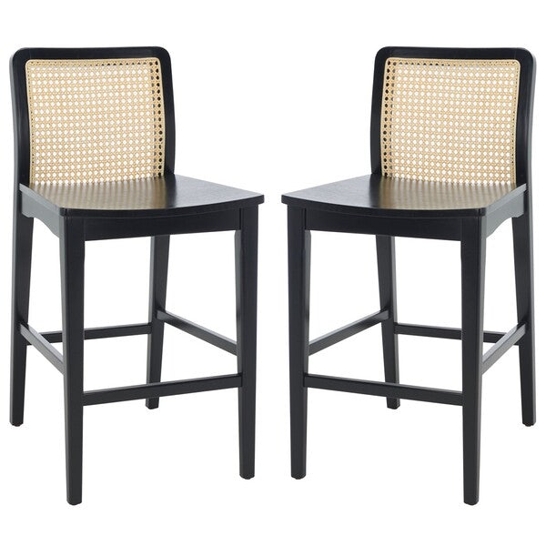 BENICIO RATTAN COUNTER STOOL - SET VON 2