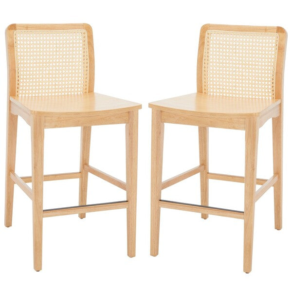 BENICIO RATTAN COUNTER STOOL - SET VON 2