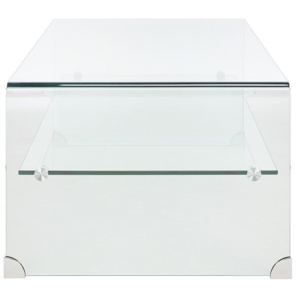 BRIONI TEMPERED GLASS COFFEE TABLE