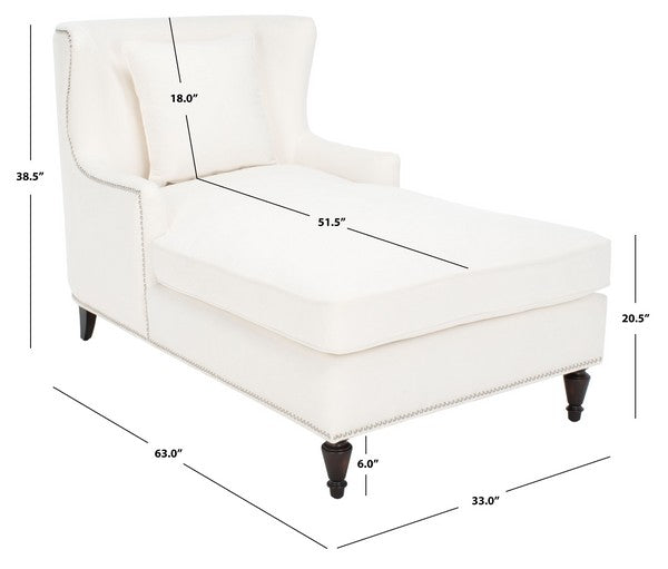 JAMIE POLSTERED CHAISE LOUNGE