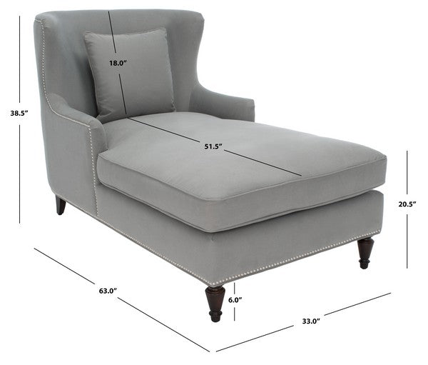 JAMIE POLSTERED CHAISE LOUNGE