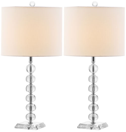 VICTORIA 25 INCH H CRYSTAL BALL LAMP (SET OF 2)