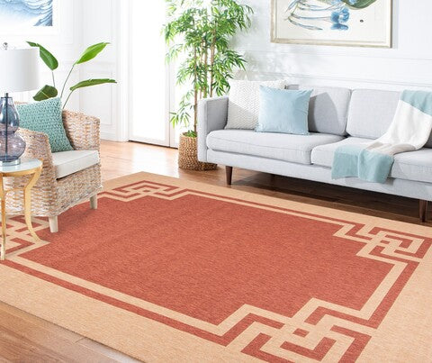 MARTHA STEWART 4122 DECO FRAME RUG