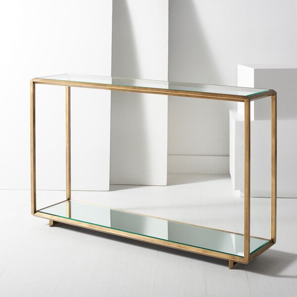 FLORABELLA MIRRORED CONSOLE TABLE