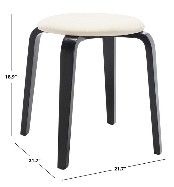 JO POLSTERED STACKABLE STOOL