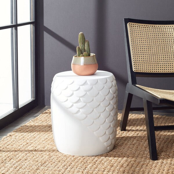 JULYVIA CONCRETE ACCENT STOOL