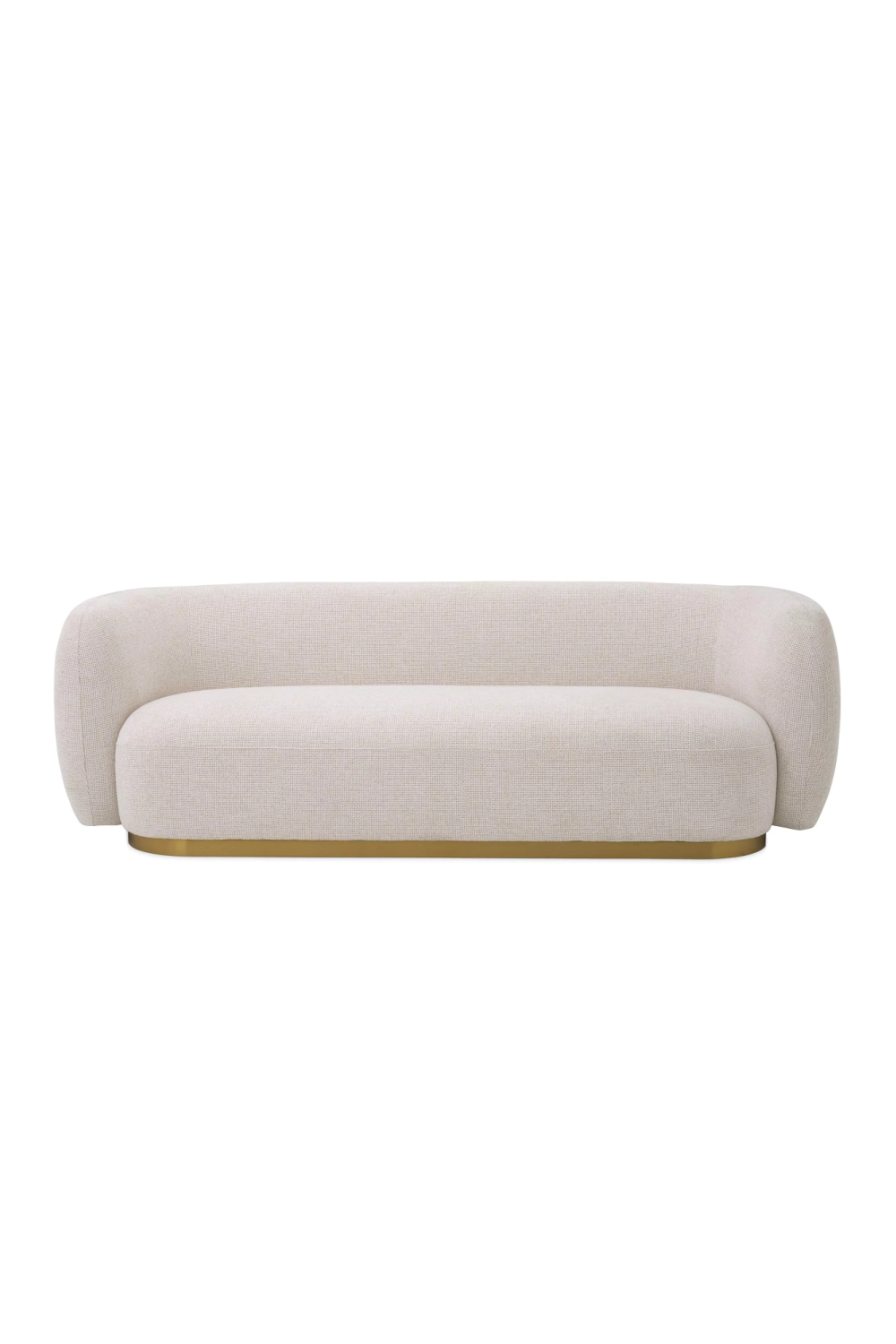 Weißes gebogenes Sofa | Eichholtz Roxy