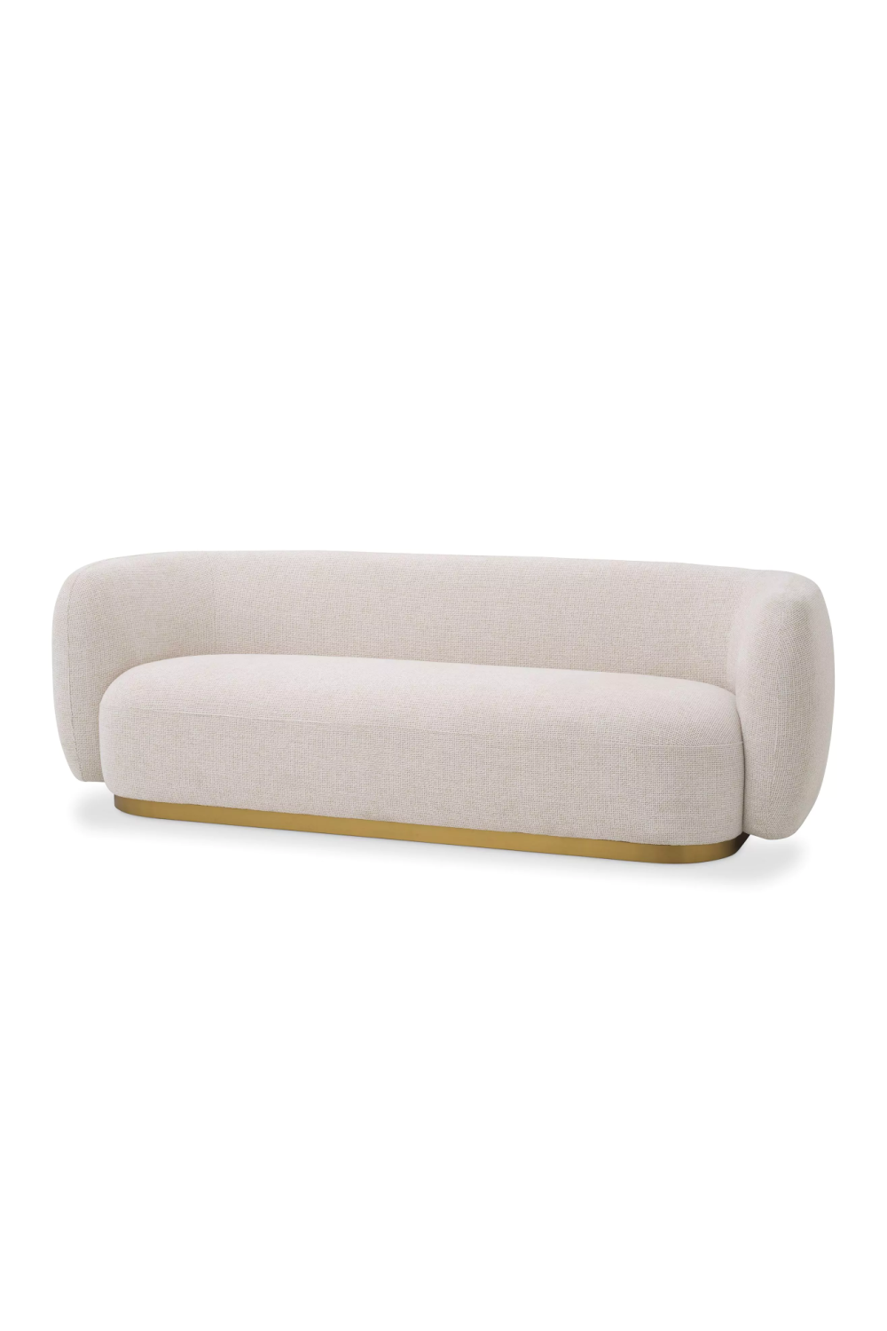 Weißes gebogenes Sofa | Eichholtz Roxy