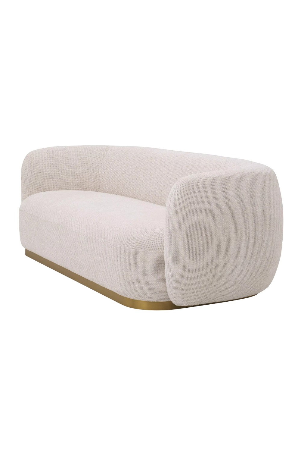 Weißes gebogenes Sofa | Eichholtz Roxy