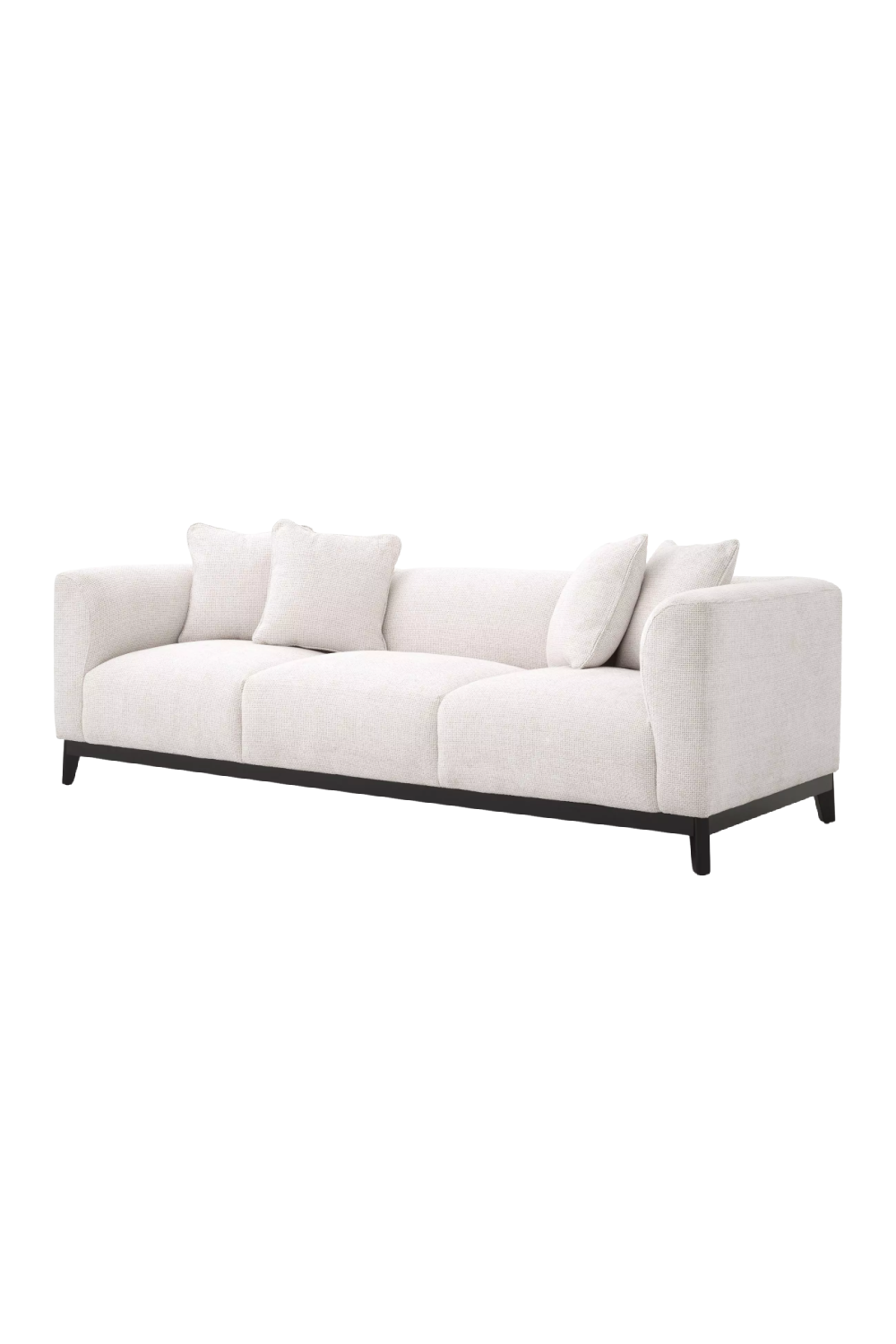 Weißes gepolstertes modernes Sofa | Eichholtz Corso 